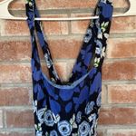 Maeve Anthropologie Criss Cross Anakena Blue Floral Print Maxi Dress Women’s 4 Photo 2