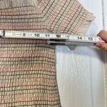 Storia  multi color tan smocked ruffled skirt and top set size medium Photo 4