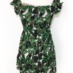 Salty Lemon NWT Smocked Palm Banana Leaf Print Beach Dress New Photo 2