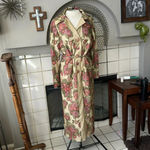 Custom handmade gold floral roses sparkle dress one of a kind small Photo 1