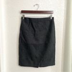 J.Crew Womens Skirt Gray Grey Wool No2 Pencil Lined Back Slit Size 2 Photo 1