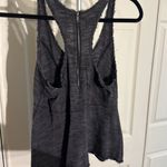 Free People  Raw Edge Hem Grey Exposed Seam Zippered Tank Photo 4