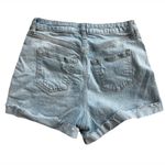 Wild Fable Women's Super High Rise Rolled Cuff Denim Shorts 6 Light Wash Jeans Photo 2