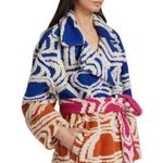 Farm Rio NWOT  Wool Blend Hearts Fleece Oversized Coat Size S Multicolor Photo 1