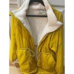 Anthropologie Allyson sherpa Lined Yellow Women's Jacket Size S 4 Photo 1