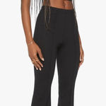 MOTHER Denim MOTHER The Smooth Cruiser Flare Pants Black - Size Medium Photo 0
