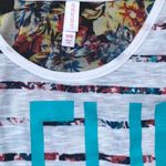 Xhilaration CROPPED FLORAL STRIPED MULTICOLOR LOOSE SLEEVELESS TOP SZ M NWT Photo 1