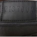 Pistola Black Skinny Jeans Raw Hem Distressed Emo Grunge Goth Punk Rock Size 26 Photo 5