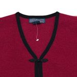 Herman Geist Vintage  100% Boiled Wool Vest Womens Size Large Red Frog Closure Photo 1