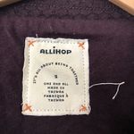 Anthropologie ALLIHOP  Through the Seasons Blazer Plum Purple 3/4 Sleeve Small S Photo 4