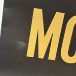 Moschino Couture Black Leather Tote Bag Gold Logo Large Shopper W/ Dust Bag NWT Photo 3