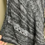 Free People Striped Knit Crochet Sweater Cardigan Photo 6