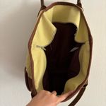 RH banana yellow and brown leather large tote bag Photo 10