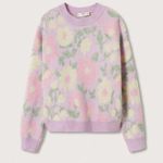 Mango Flowers Knit Sweater Photo 5