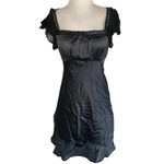 Free People  x Revolve Violet Visions Slip Mini Dress in Black Combor 2 New Women Photo 3