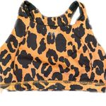 Fleo Sports Bra size S Brown Black Jourdaine Leopard Spice Photo 3