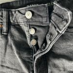 Old Navy Distressed Black Denim Women Shorts O.G. Straight size 8 Photo 3