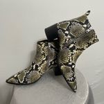 Everlane Women’s Boss Boot Snake Print Leather Ankle BootsMade in Italy 9.5(B28) Photo 0