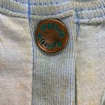 Butterfly Dropout Art to Wear Button Up Top Peacock Print 3/4 Sleeve M‎ Blue Size M Photo 3