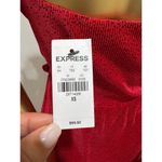 EXPRESS Women's Red Polka Dot Pleated Short Sleeve Romper Size XS - NW Photo 4