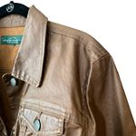 LRL Lauren Jeans Co. Coated Brown Jacket Size Small Photo 5