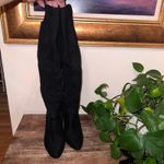 INC Womens 6.5 Black Over The Knee‎ Thigh High Heel Suede Boots Party Shoes Photo 3