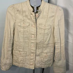 Eddie Bauer  100% linen vintage utility military‎ jacket Photo 0