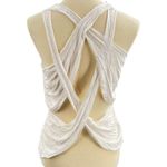 LA Made  White Lightweight Back Detail Tee Large New Photo 3