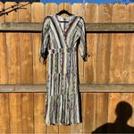 Figueroa and Flower Fall Hued Striped Wrap Dress size small
Spring summer whimsy Photo 2