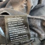 Risen Wide Ankle Flare Jeans Black 38”x28” Mid Rise Distressed Raw Hem‎ Stretch Size undefined Photo 5