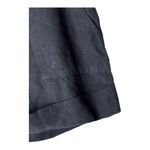 frame denim FRAME Shorts Women XS Black Le Beau Linen Cuffed NWT Lagenlook‎ Preppy Summer Photo 4