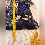 FUZZI Tulle Mesh Floral Bodycon Faux Wrap Dress Size S Photo 12