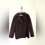 Vince  Wool Peacoat Blazer Jacket Purple Women’s Size Large Pristine Condition Photo 6