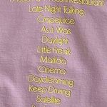 Harry Styles Merch Love on Tour Track List Lavender Hoodie Harry’s House Medium Photo 1