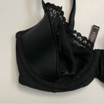 Victoria's Secret  Bra Unlined Demi Underwire Floral Lace Convertible Black Photo 7