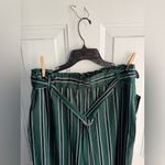 New Look NWT- Women’s Green Striped Wide-Leg Pants Belted SIZE 1X Photo 6