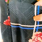 Topshop  BLACK GRID PLAID FLORAL JUMPSUIT Photo 6