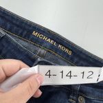 Michael Kors Skinny Jeans Womens 8 Blue Dark Wash Stretch Denim Classic Style Photo 2