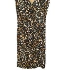 Evan Picone  Black Label Women's Sleeveless Animal Print Wrap Dress Photo 3