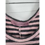 Cut Loose Linen Blend Midi Dress Women Medium Pink Striped Sleeveless Minimalist Photo 2