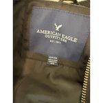 American Eagle  Unisex Bomber Jacket Black Size‎ S Casual Spring Photo 2