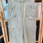 XCVI Wearables Linen Birk Elastic Waist Cargo Gaucho ~ Size Medium ππ Photo 1