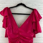 Lovers + Friends  Hot Pink Ruffle Bodycon Mini Dress Size XS Photo 5