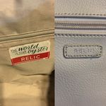 Relic  BEIGE LEATHER CROSSBODY PURSE WITH RAISED MULT-COLOR FLORAL DETAILS Photo 10