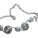 Chico's 90s Vintage  Two Toned Silver and Gold Women's Chain Belt Medium Photo 0