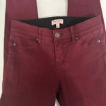 Juicy Couture  Deep Red Skinny Jeans Photo 0