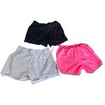 Lot of 3 Athletic Workout Shorts 90 Degree Champion C9 Size XS Black Photo 1