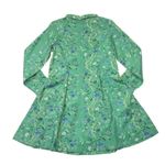 NWT Samantha Pleet Passion Mini in Green Wallpaper Floral Print Dress 10 Photo 4