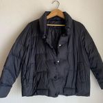 Womens Cropped Puffer Black Size L Photo 1