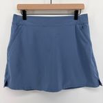 Columbia PFG Women's Skort Blue Medium Elastic Waist Zip Pockets Outdoor Hike Photo 1